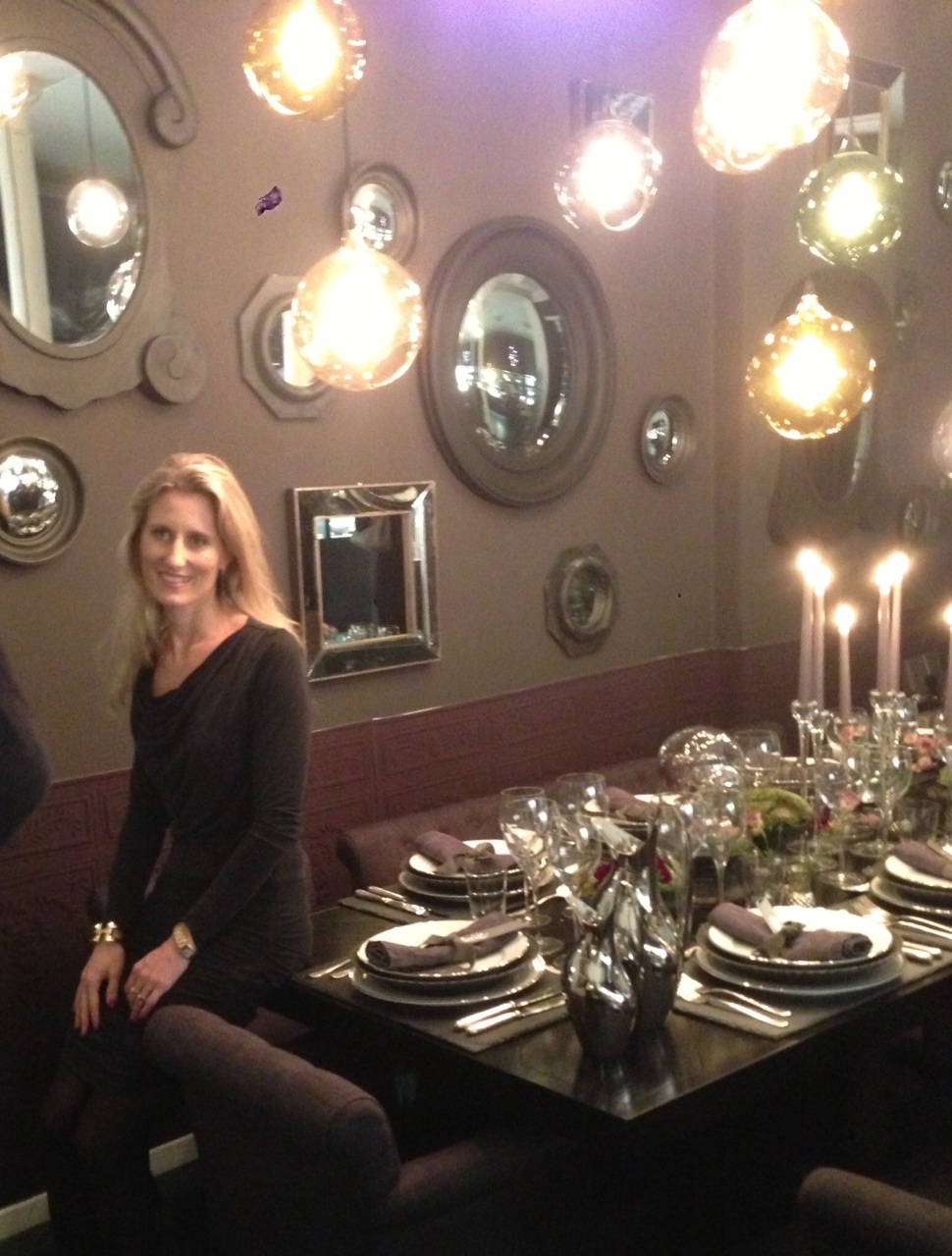 Julie Brandt Dam havde dækket det ene af bordene i år hos Royal Copenhagen.