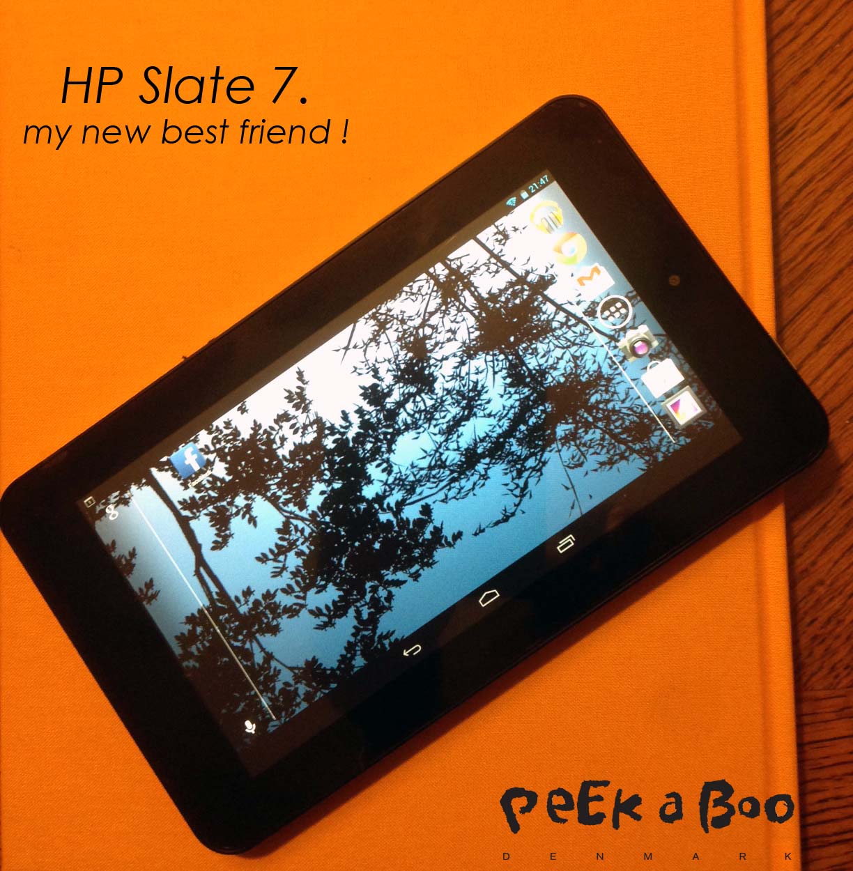 HP slate7, super fiks lille tablet. God gaveidé.