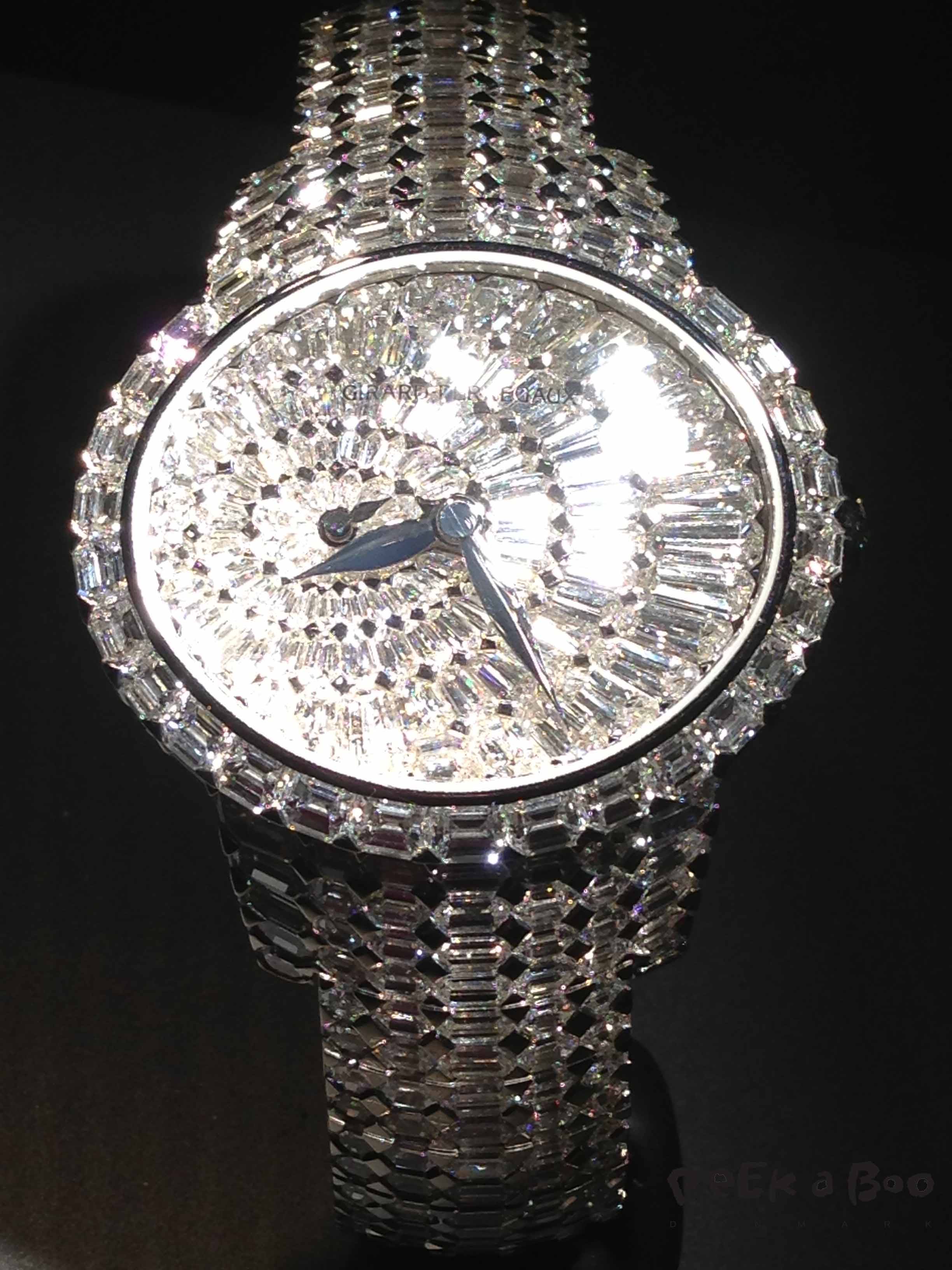 Cateye Collection from Gerard Perregaux with only White diamonds. 