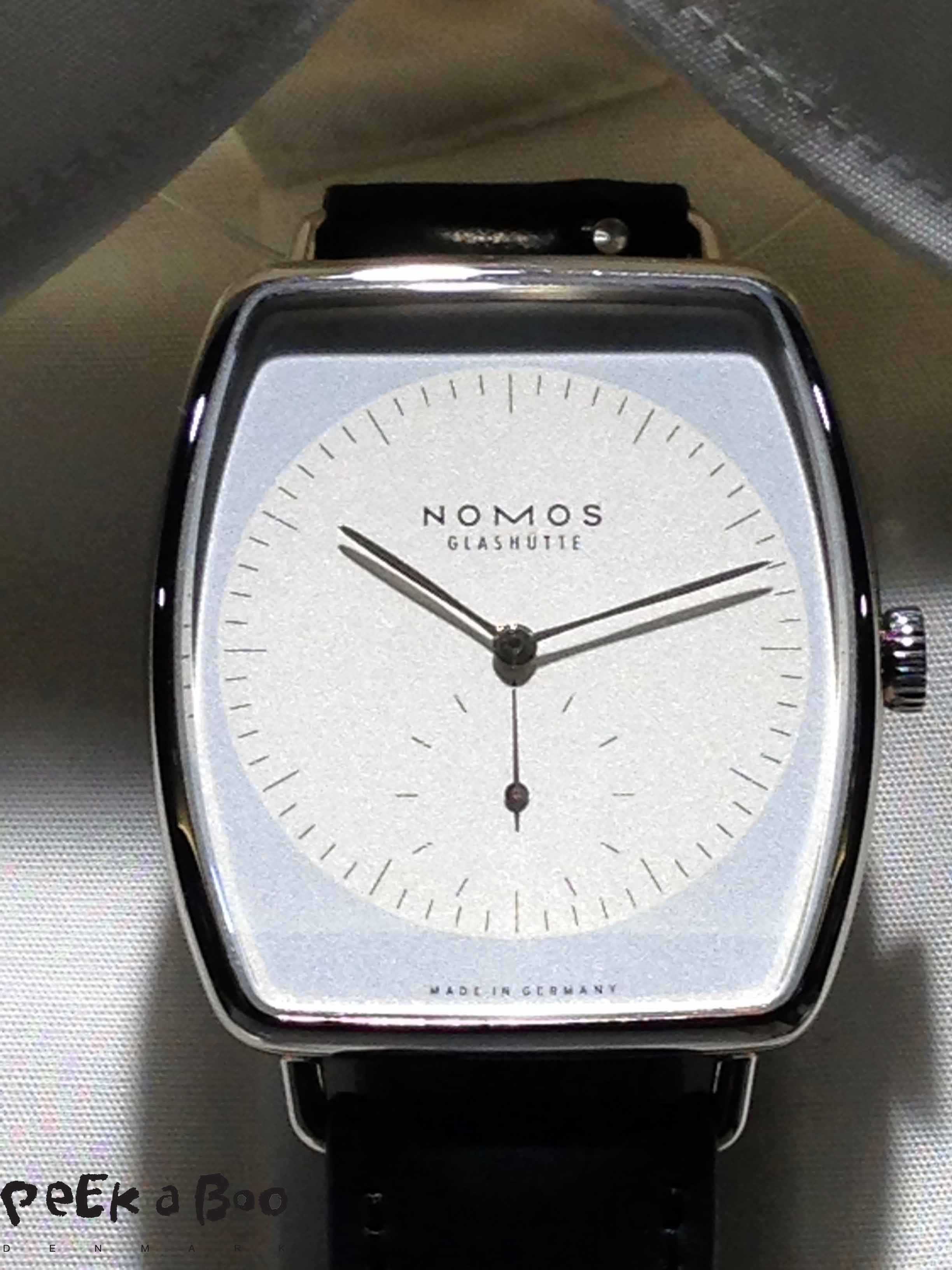 Nomos Glashüttel. Comtemperary design in Watch making.