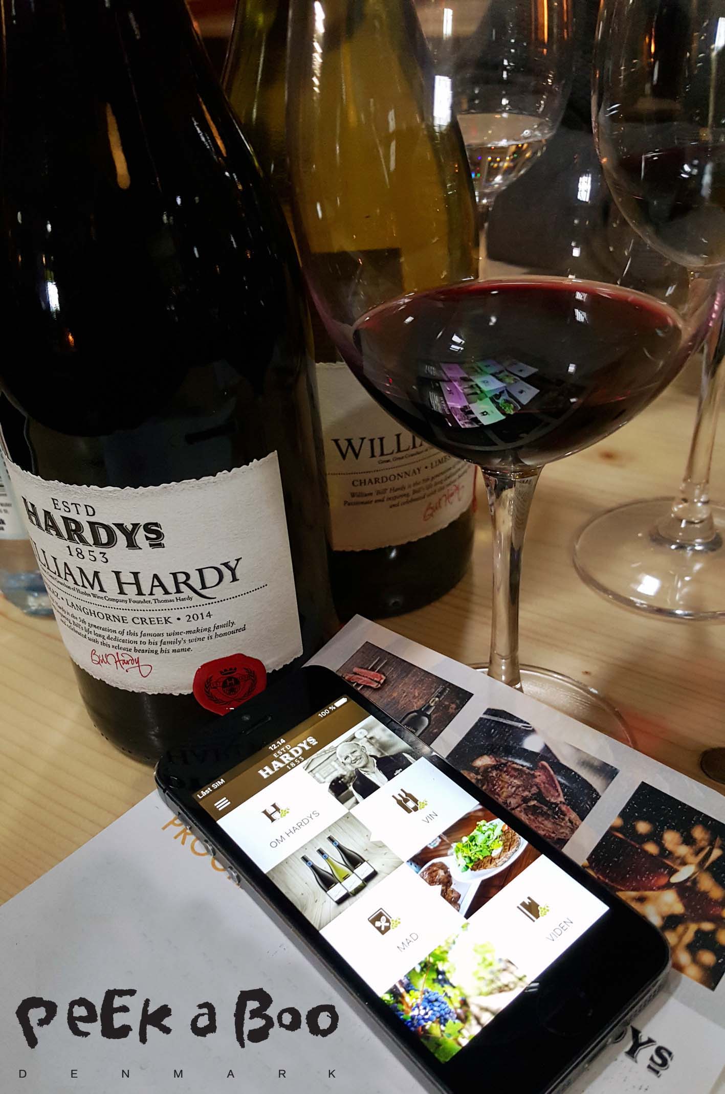 Hardys wine app with lot's of good info on how to choose the right wine. 