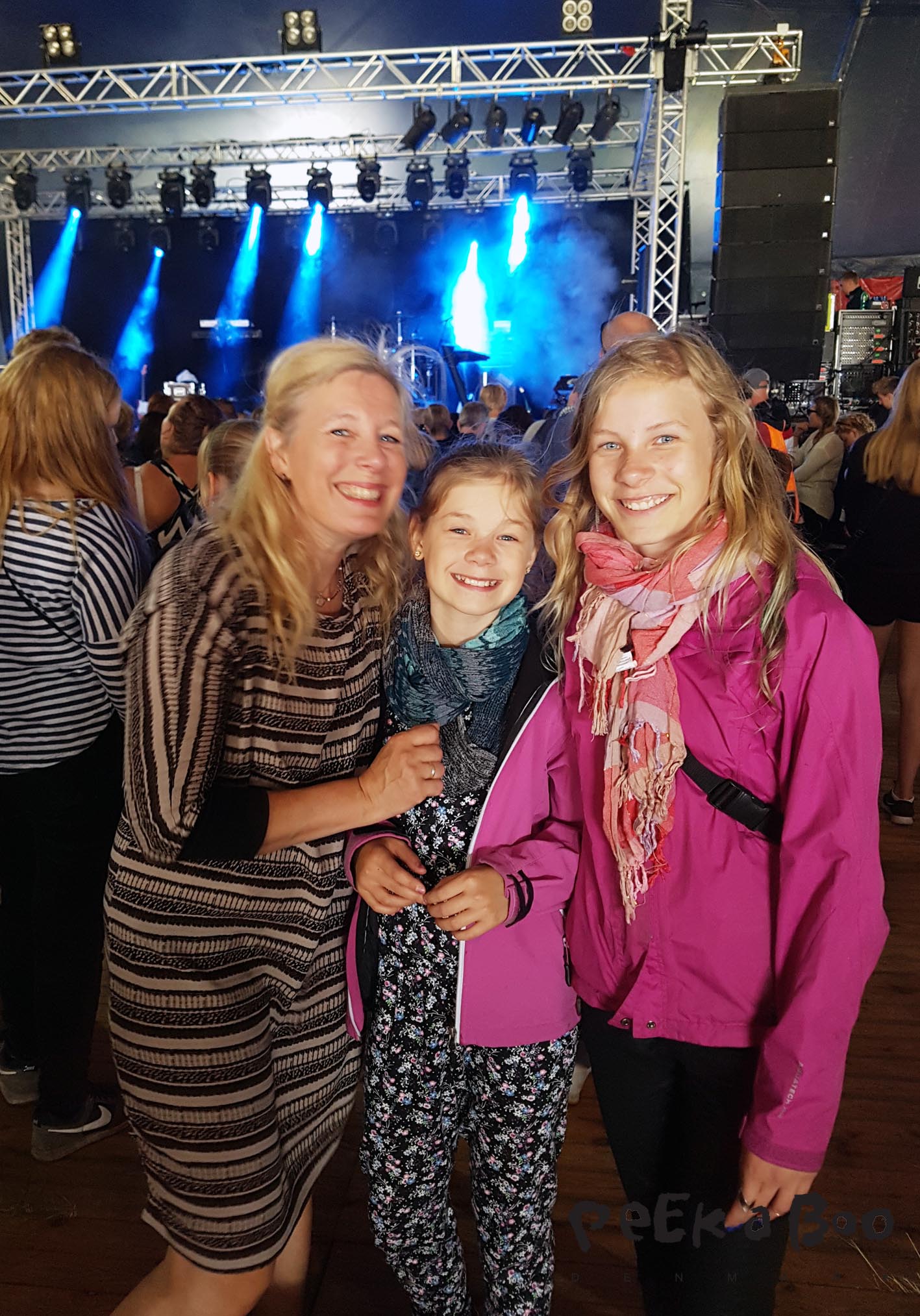 Me and my daughters at Vig festival 2016.